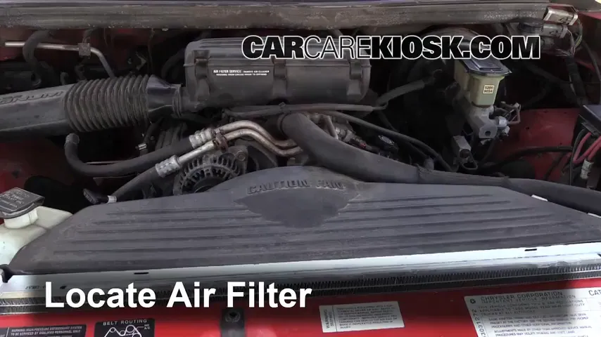 1995 Dodge Ram 1500 5.2L V8 Standard Cab Pickup Air Filter (Engine)